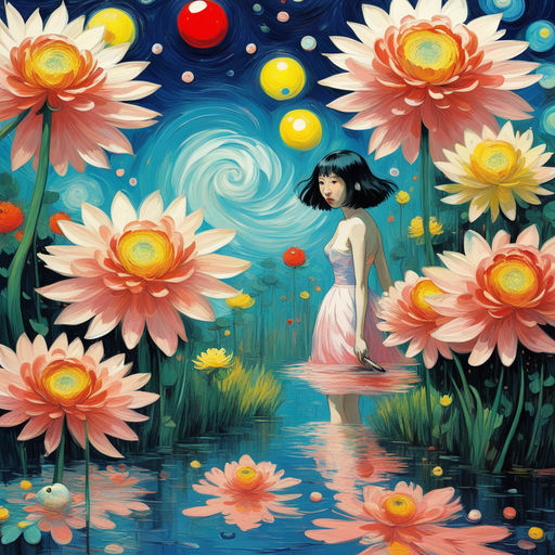 Painting inspired by Takashi Murakami by satoricanton on DeviantArt