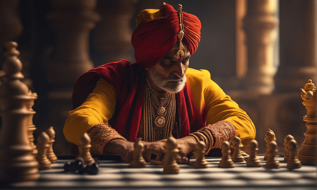Chess, game, red, soldiers, HD phone wallpaper