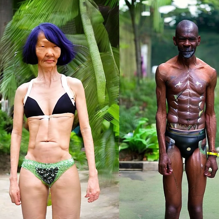 skinniest people ever