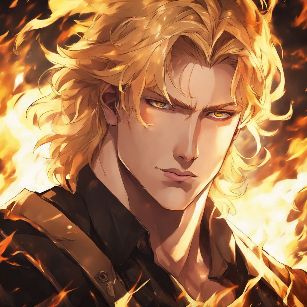 Jojo Dio Brando With Gold Color Dress And Hair HD Anime Wallpapers, HD  Wallpapers