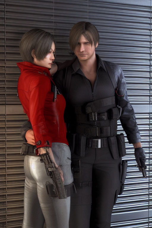 ArtStation - Leon Kennedy and Ada Wong - RE4 Remake