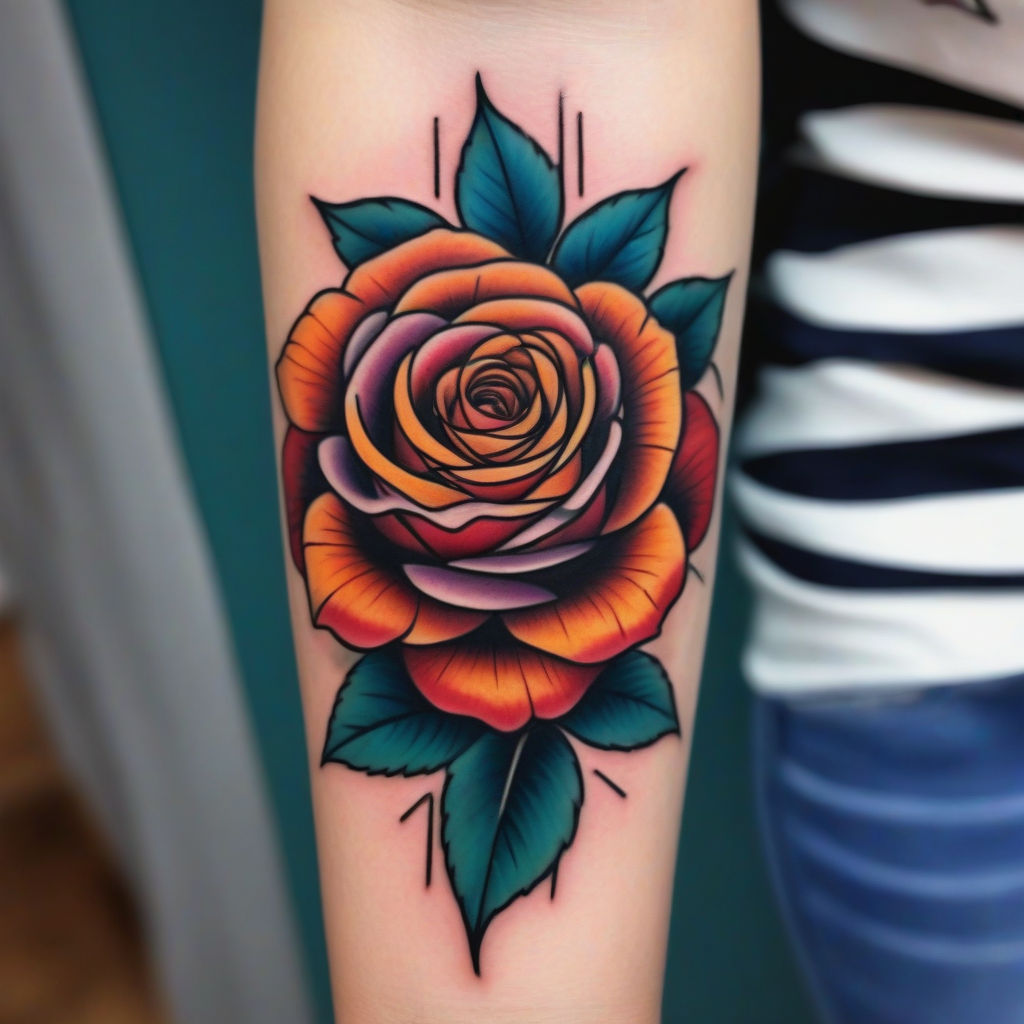 Pink Rose tattoo by Chris Rigoni | Post 21350