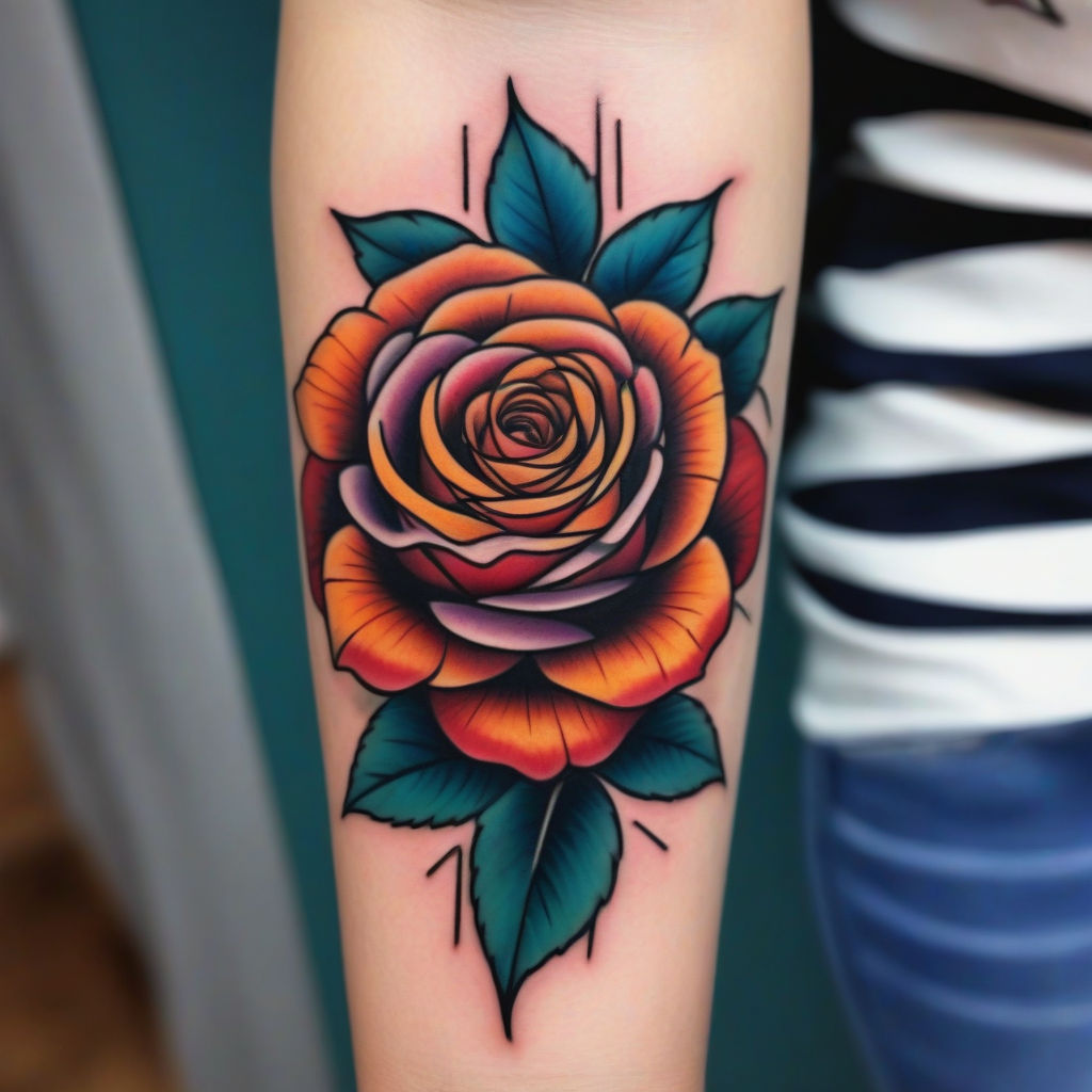 Geometric Rose Tattoo, - Project - Free Transparent PNG Download - PNGkey