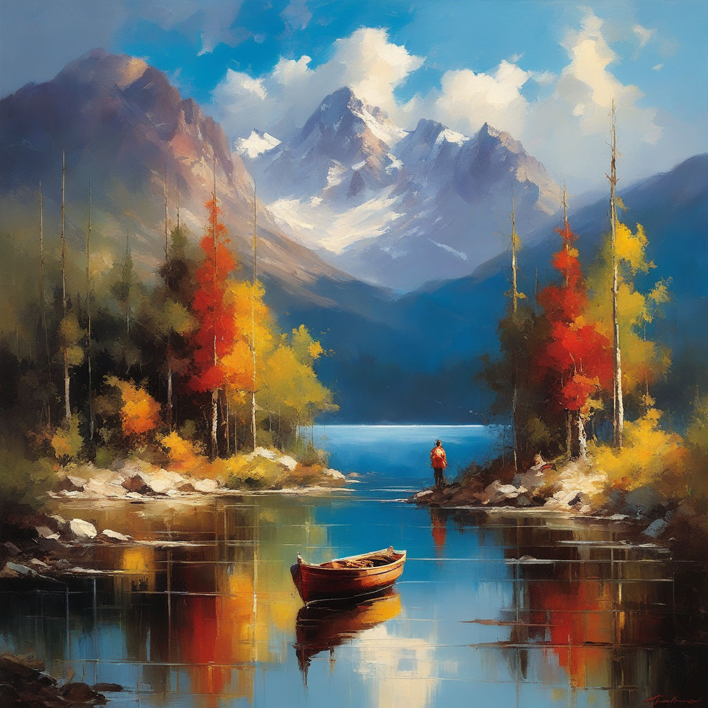 beautiful nature oil paintings