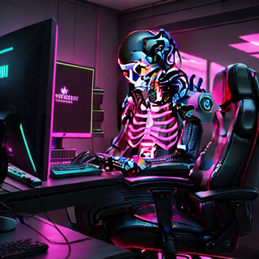 Beware the skeleton in this amazing gaming PC setup