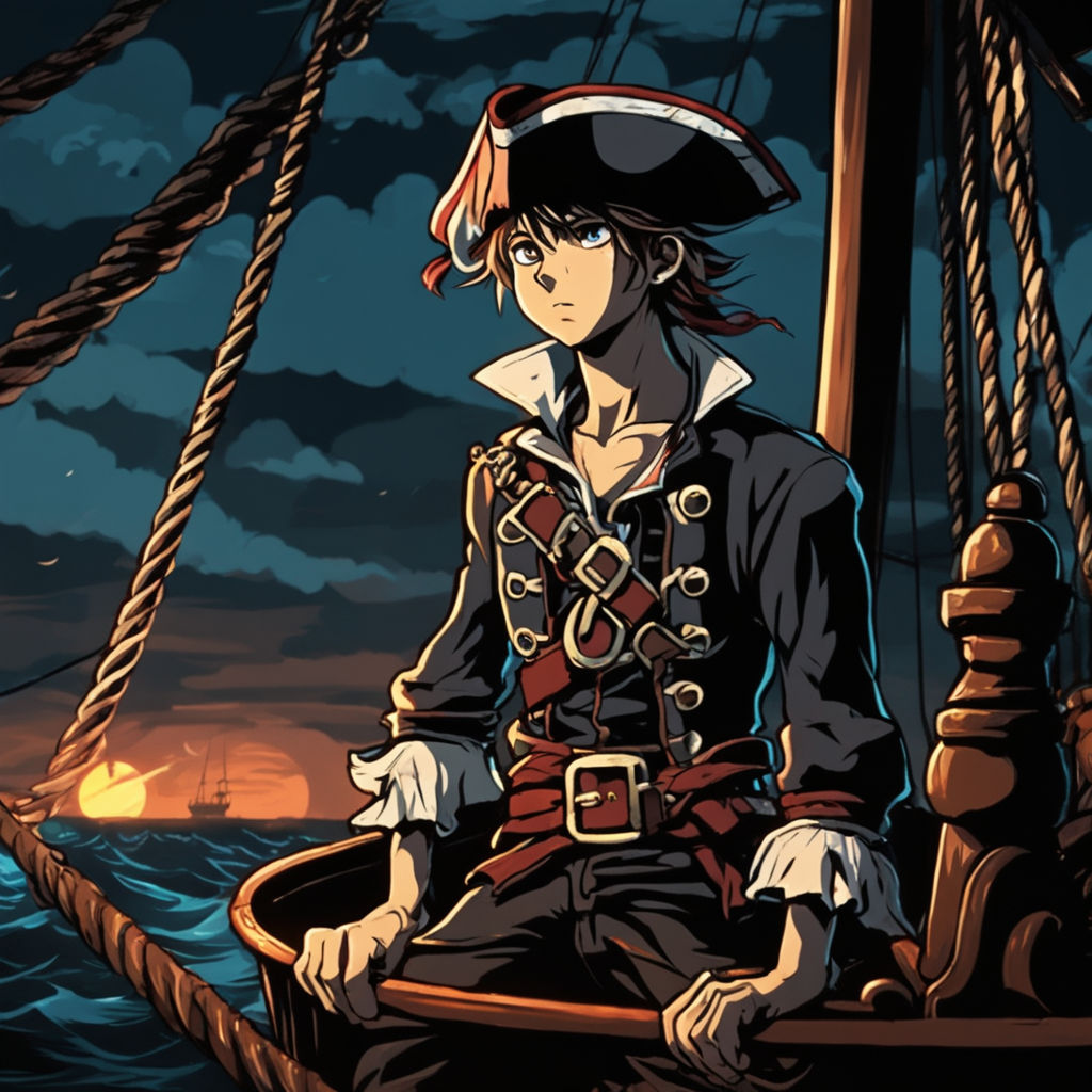 pirate flag anime style