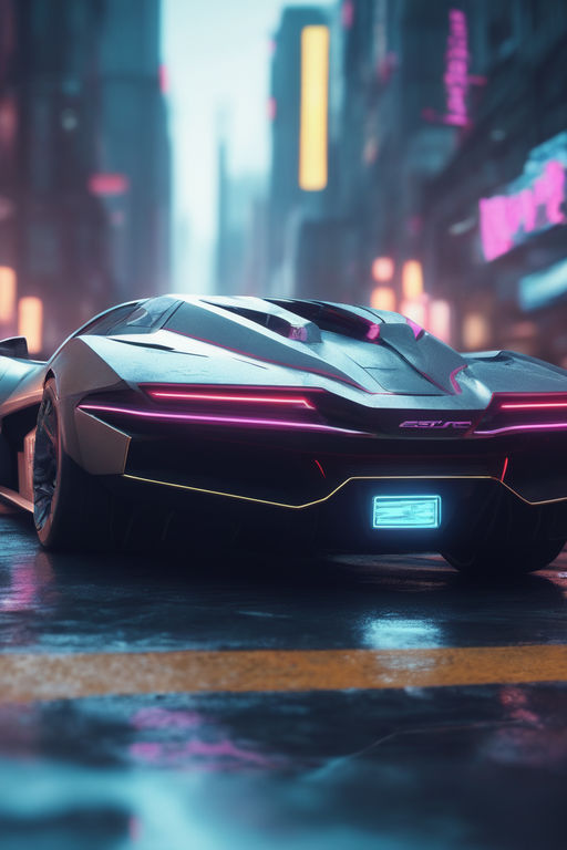 Honda Civic modified to Lamborghini Terzo Millennio by a r 