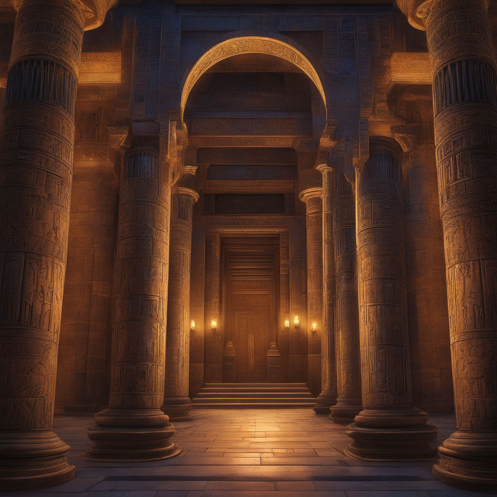inside ancient egyptian temples