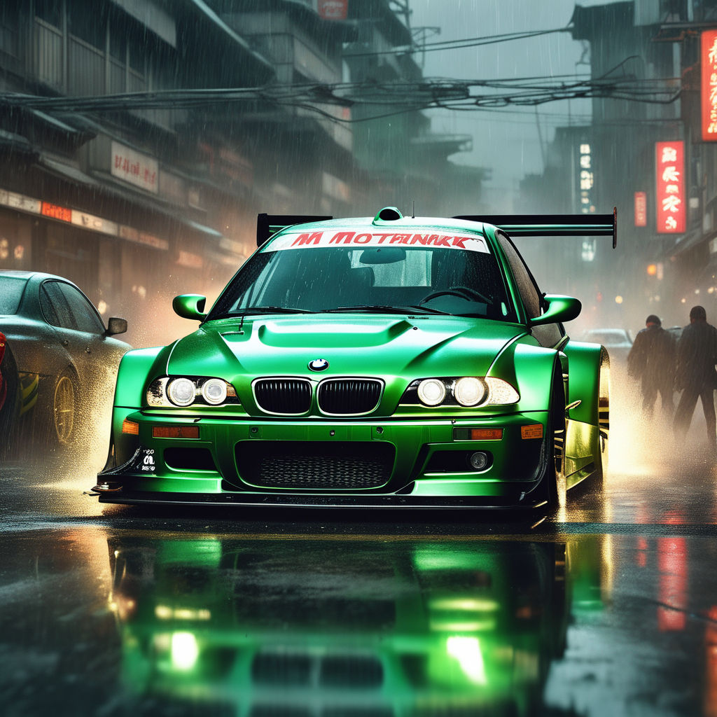 Premium AI Image  Drift racing japan tuning cars smoke speed drone photo  tokio wallpaper photo