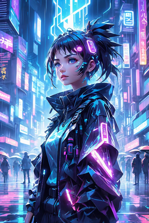 Cyberpunk 2077 ANIME, cyberpunk 2077, extreme, games, gaming, glowing, new,  premium, HD phone wallpaper