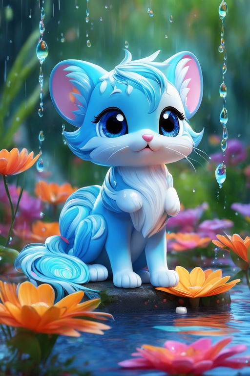 stitch sad in the rain