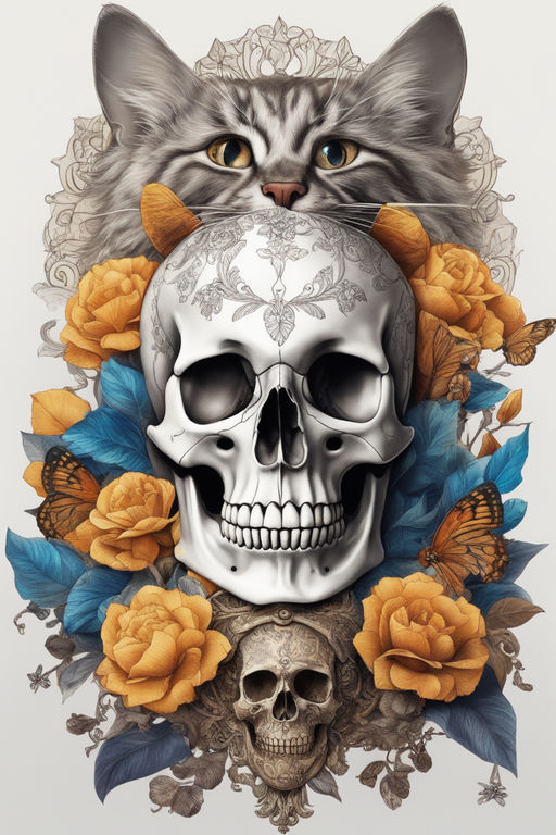 45,836 Cat Skull Images, Stock Photos & Vectors | Shutterstock