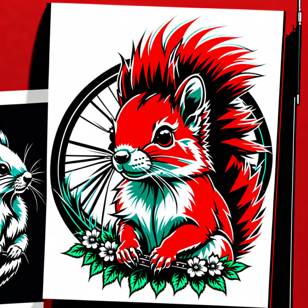 Squirrel tattoo by jerrrroen on DeviantArt