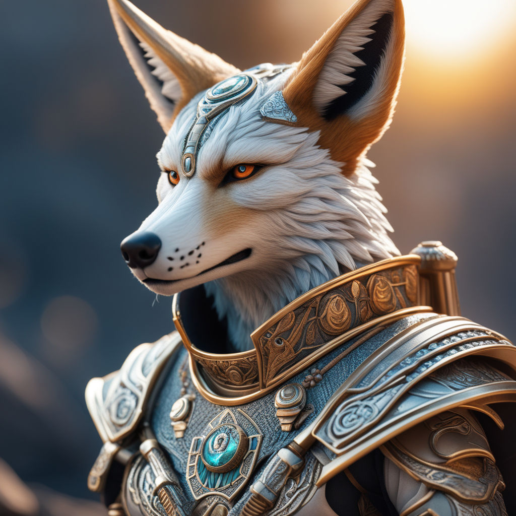 ArtStation - The Warrior Fox (Furry)