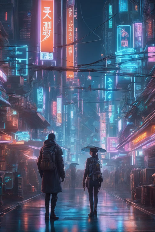 ArtStation - Cyberpunk Wallpaper - Vertical for mobile (Sharp and high  quality)