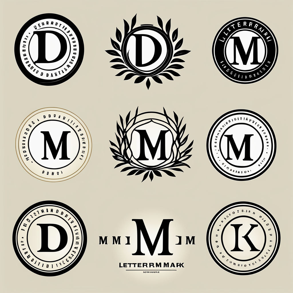 Premium Vector  Gm logo in unique, luxurious, mature, and elegant style. a  modern classic monogram serif font.