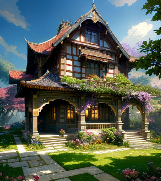 japanese anime house