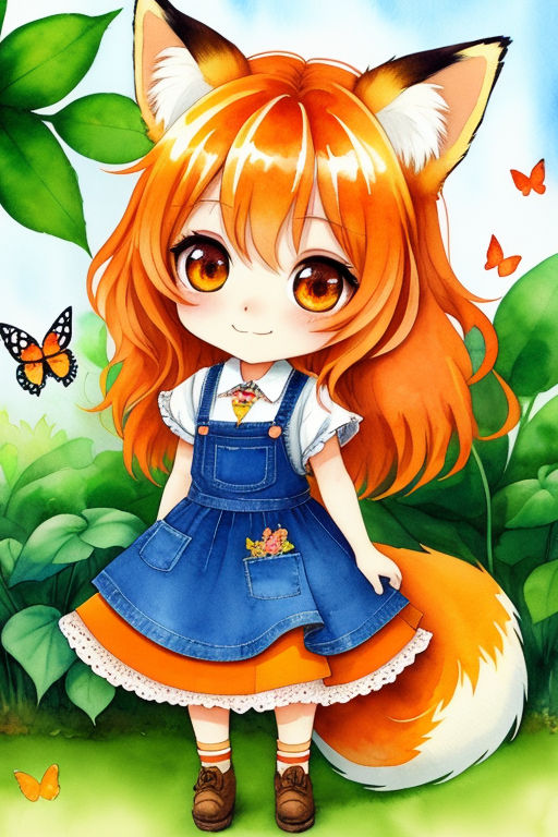 How To Draw A Chibi Fox Step by Step Drawing Guide by Dawn  DragoArt