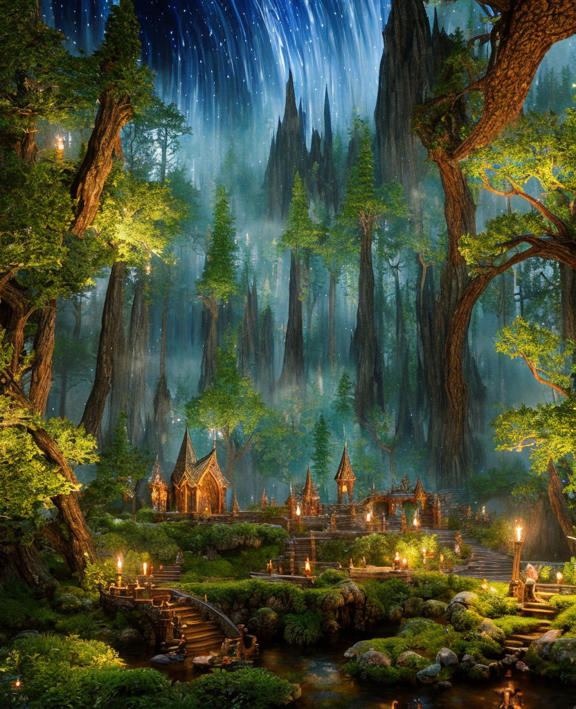 Unreal Engine asset – Fantasy Forest - Magic Forest - Elven Forest