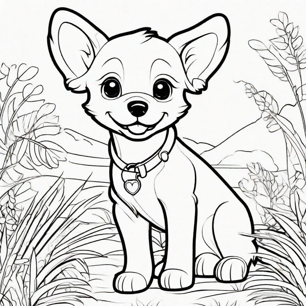 Farm Animal Coloring Page – Tim's Printables