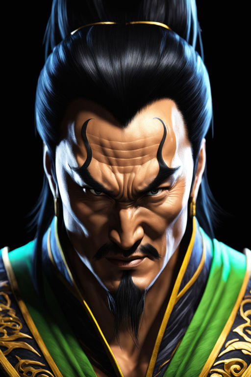 Shang Tsung artwork is available to view for free without searching the  krypt. He has the black makeup around his eyes like in MK3 in this one :  r/MortalKombat