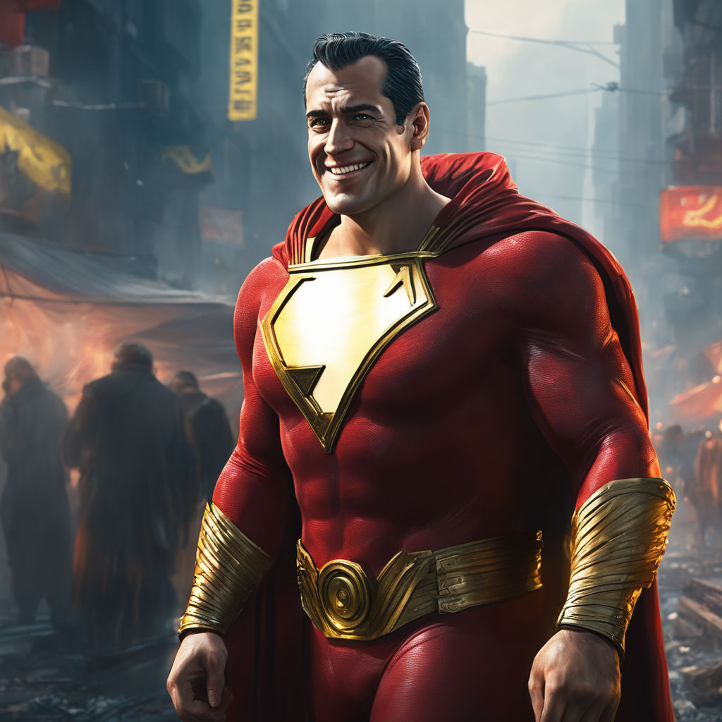 character concept art shazam