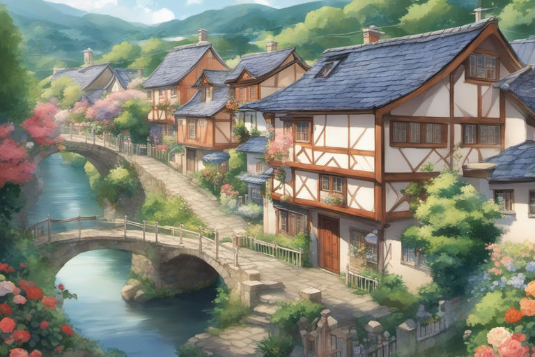 Anime City Suburbs in Environments - UE Marketplace