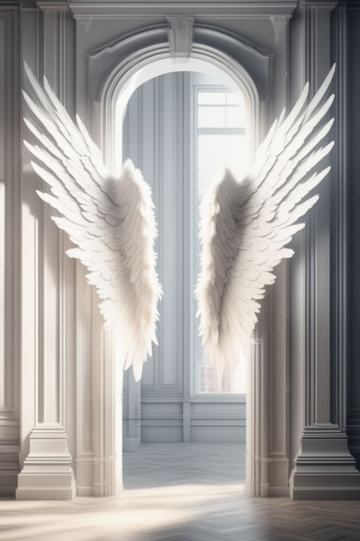 white wings wallpaper