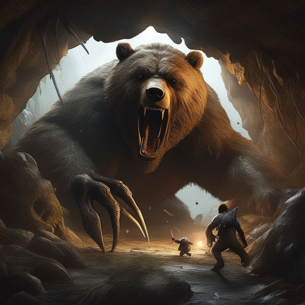 grizzly bear fantasy art