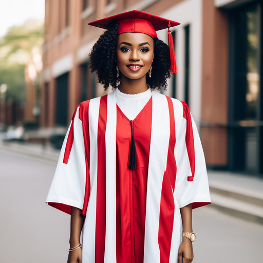 Red Graduation Caps as low as $9.95 low cost ::High Quality Graduation Gown