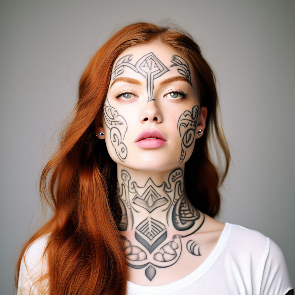 highly detailed face and intricate ancient tattoos. The scene should be  cinematic and heroic