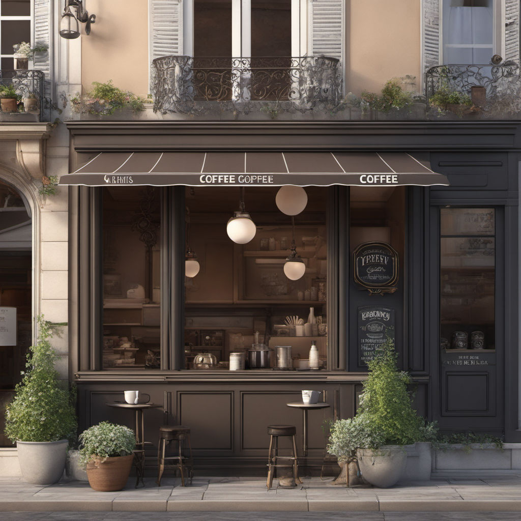 cute coffee shop exterior