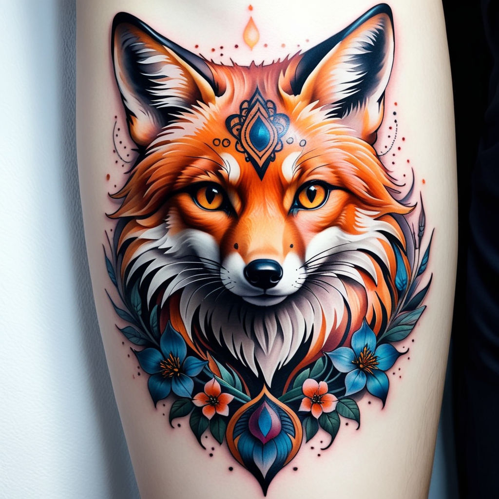 Fox Tattoo Merch & Gifts for Sale | Redbubble