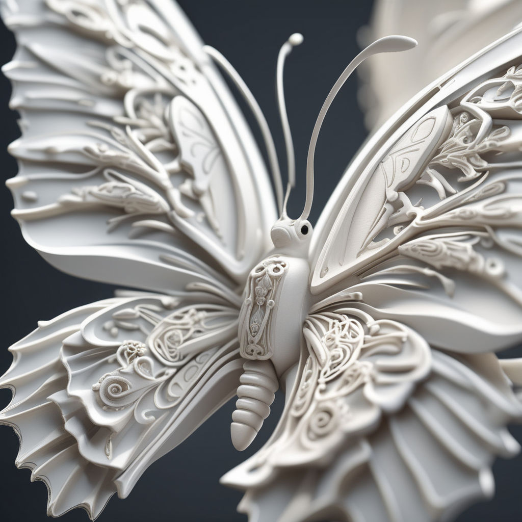 How to create a 3D butterfly sculpture » Make a Mark Studios