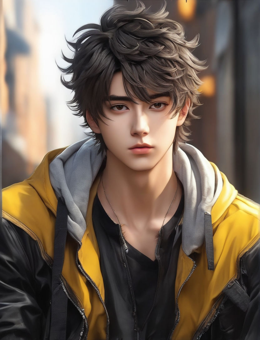 Realistic Anime Characters Maviboyakalemi - Illustrations ART street