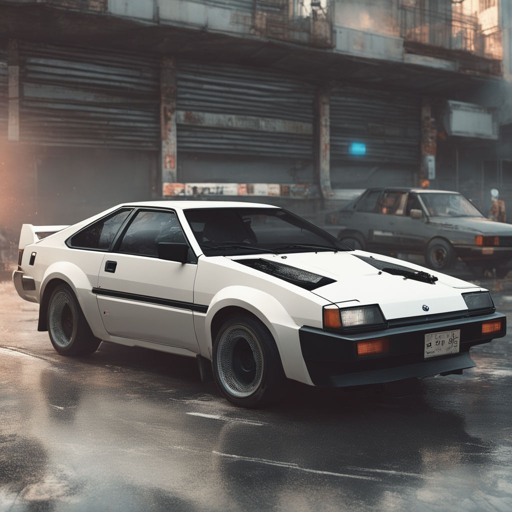 AE86 Initial D Photographic Print for Sale by squeal tires