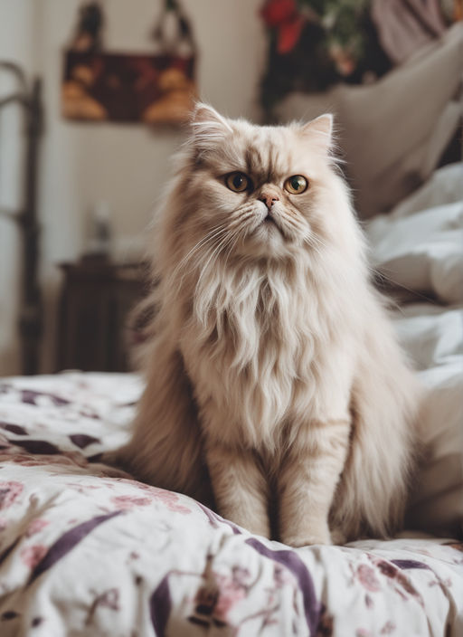 himalayan persian mix cat