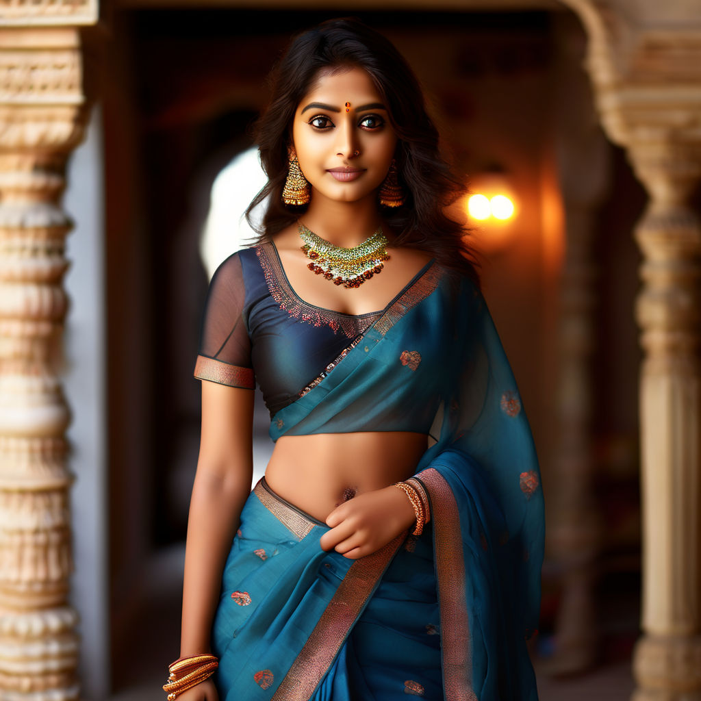 Belly Button Shaper - Transparent Saree gives a Perfect look to your Deep  and Round Navel #HappyHoli2021 #bellybuttonshaper gives #perfectnavel