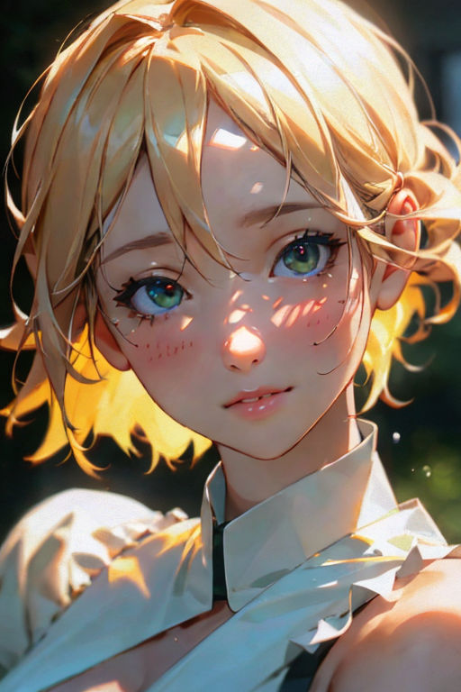 short anime hairstyle - Playground