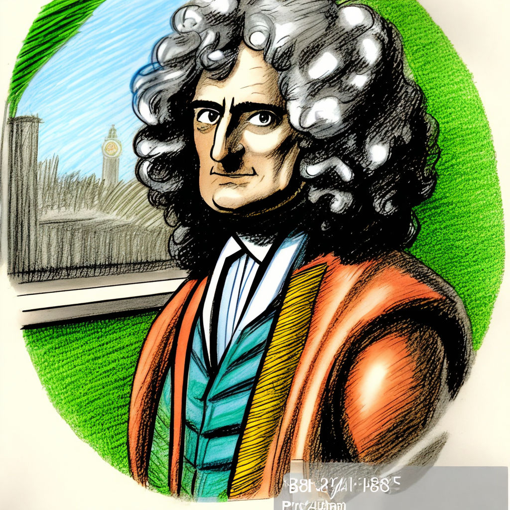 portrait Drawing demo  How to Draw Sir Isaac Newton  YouTube