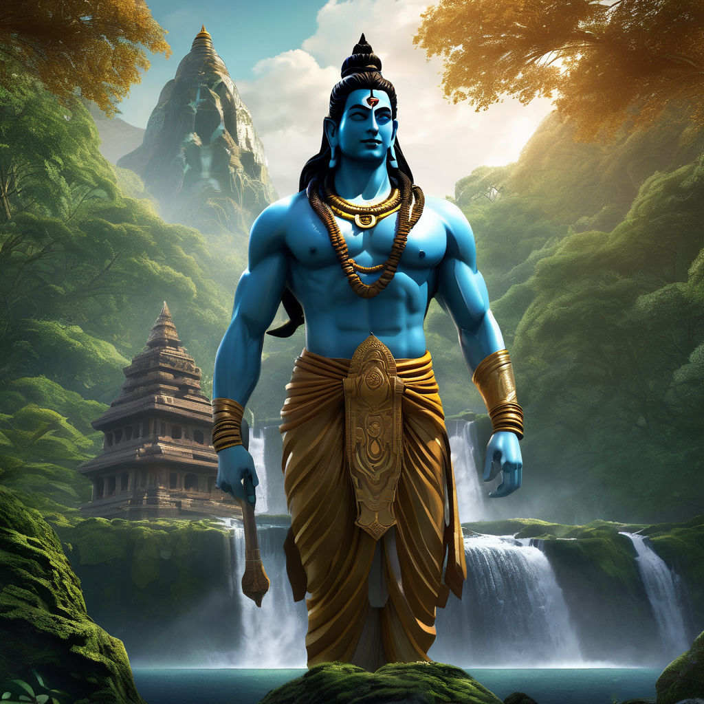 Shiva (Reworked and upscaled with waifu2x) : r/hinduism