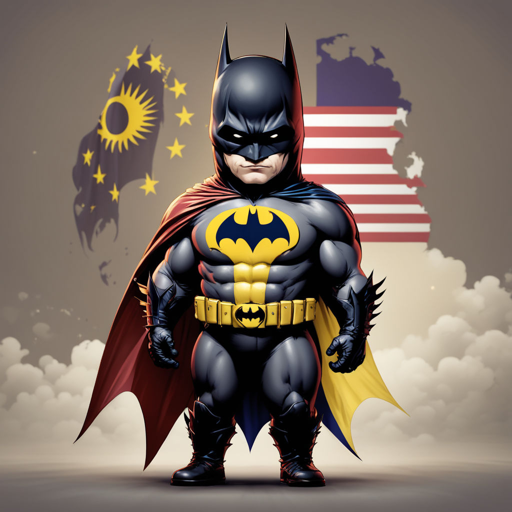 clipart di Batman bambino