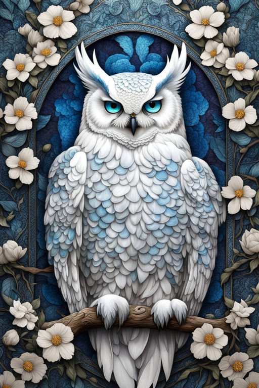 Crystal Art® Snowy Owl Diamond Painting 