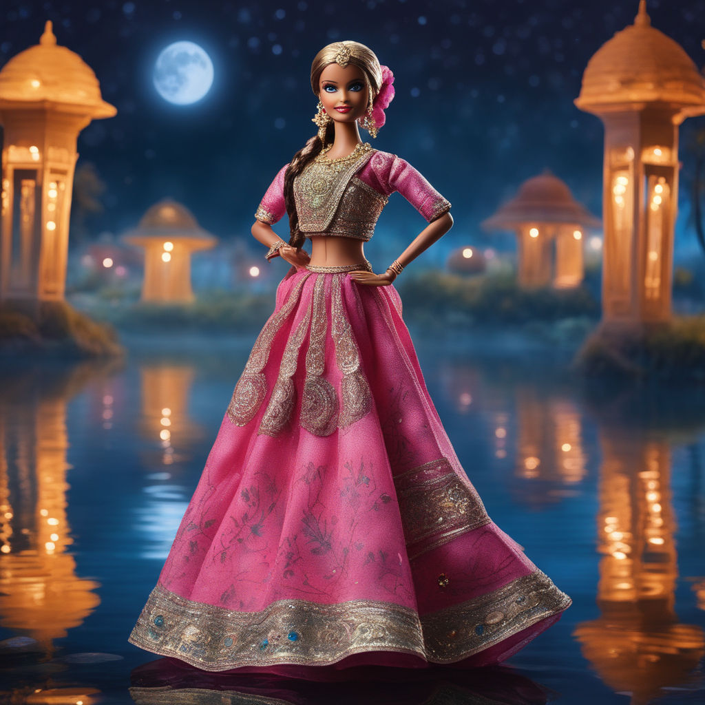 Indian Bridal Costume for Barbie Doll - Etsy | Barbie bride, Curvy barbie, Doll  dress