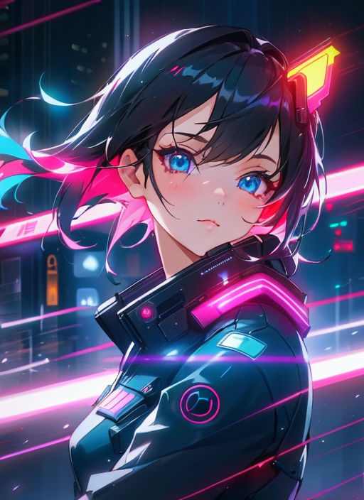 cute aesthetic anime girl profile picture. - Playground