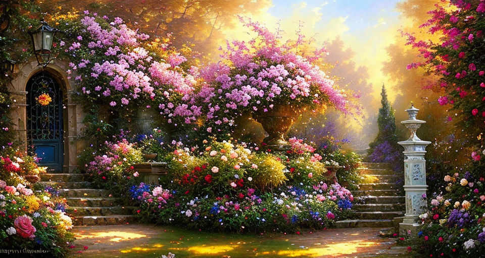 heavenly flowers background