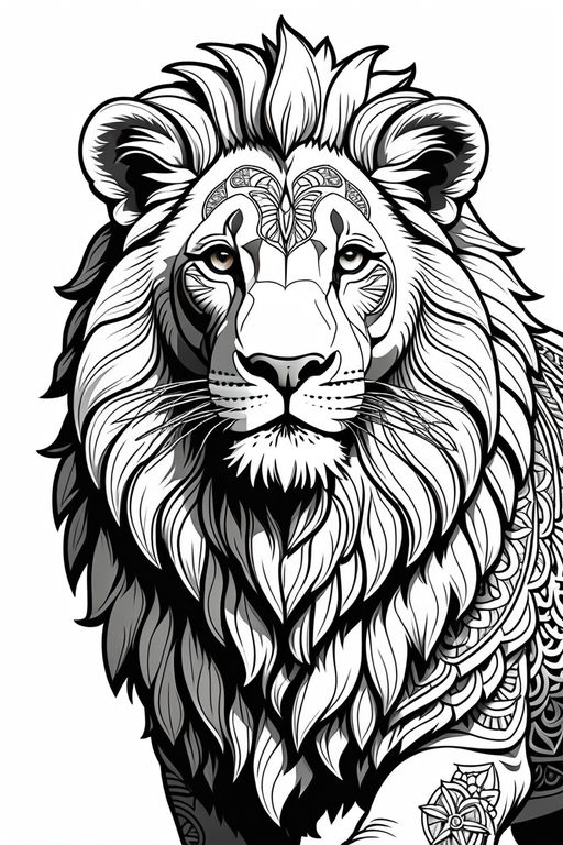 Drawing a Lion - YouTube