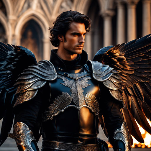 male angel knight