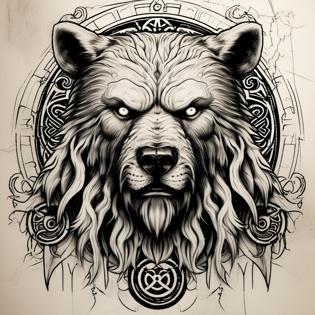 Pin by Poroshok on Буфер | Grizzly bear tattoos, Bear tattoo designs, Black bear  tattoo