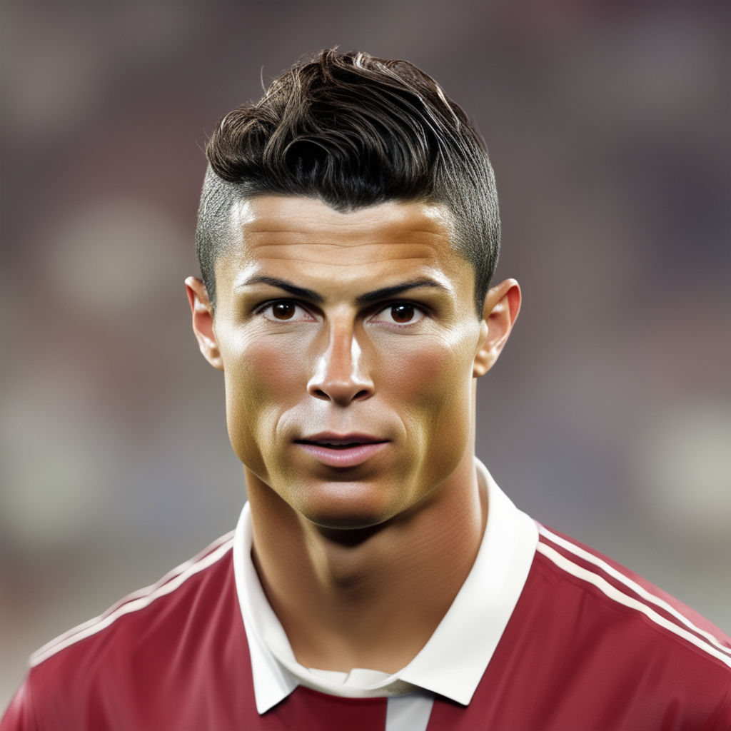 CRISTIANO RONALDO WEARING PORTUGAL FOOTBALL JERSEY POSTER - Soccer /  Football